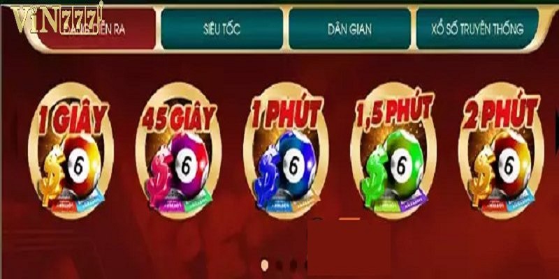 Chơi game xổ số siêu tốc tại Vin777